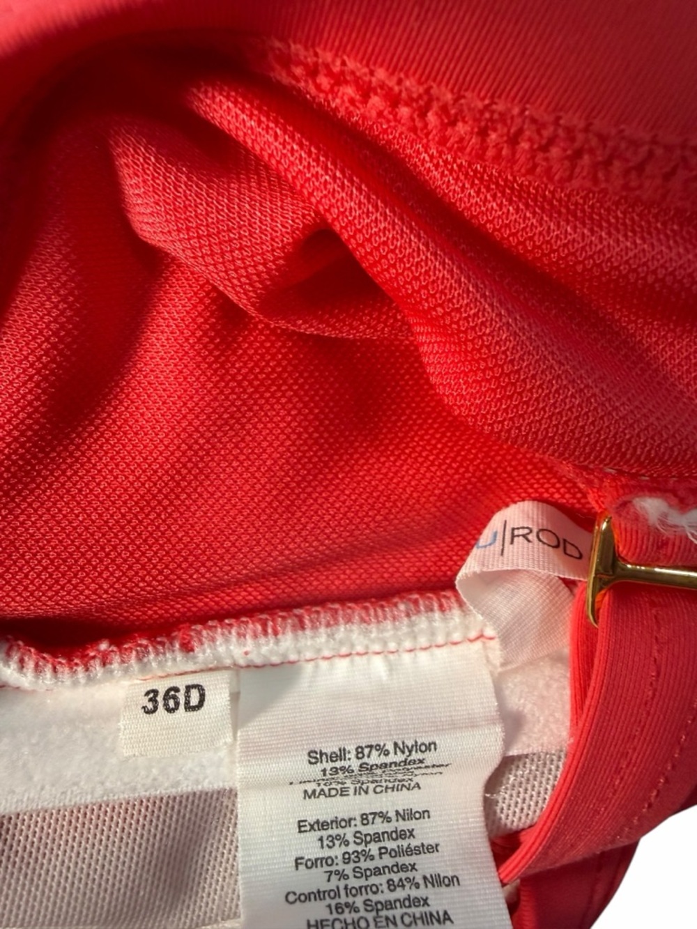 Bleu Rod Beattie Vibrant Coral Bikini Set, Designer - Picture 6 of 6